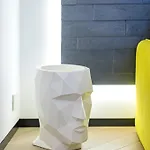Modern White Moss Center