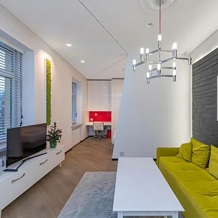 아파트 Modern White Moss Center 카우나스