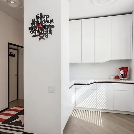 아파트 Modern White Moss Center 카우나스