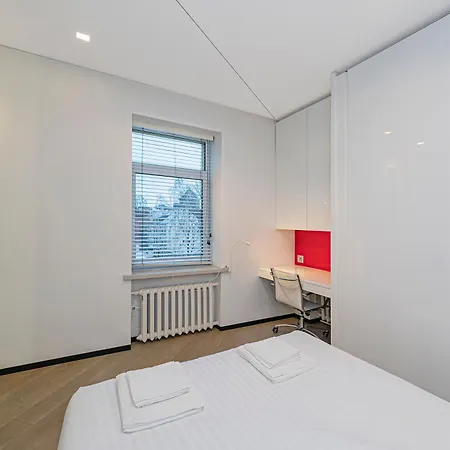 아파트 Modern White Moss Center 카우나스