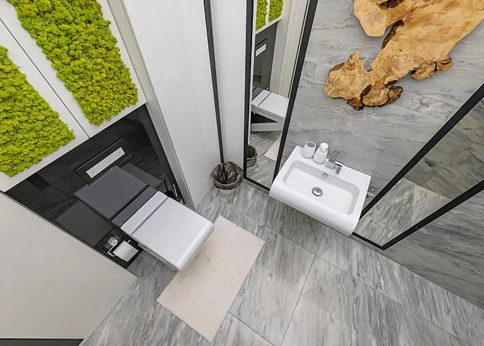 Modern White Moss Center Appartement *