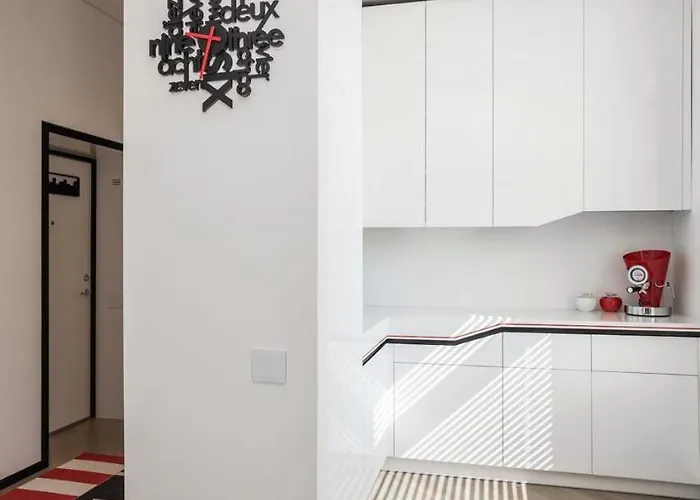 Appartement Modern White Moss Center Kaunas