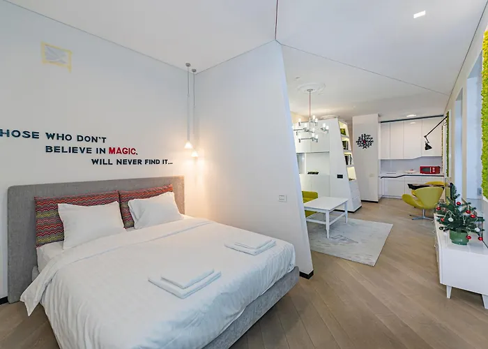 Modern White Moss Center Appartement Kaunas